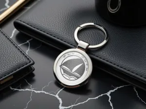 Plymouth Porte-clés Personnalisés Brillants Métal Élégant X